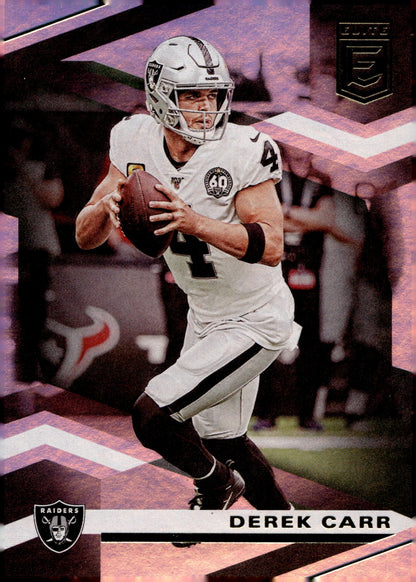 Derek Carr 2020 Panini Donruss Elite #46 - Collector Store LLC