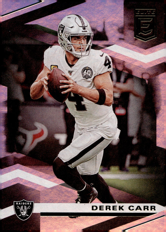 Derek Carr 2020 Panini Donruss Elite #46 - Collector Store LLC