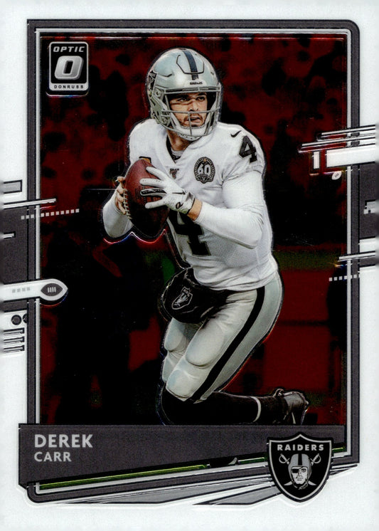 Derek Carr 2020 Panini Donruss Optic #51 - Collector Store LLC