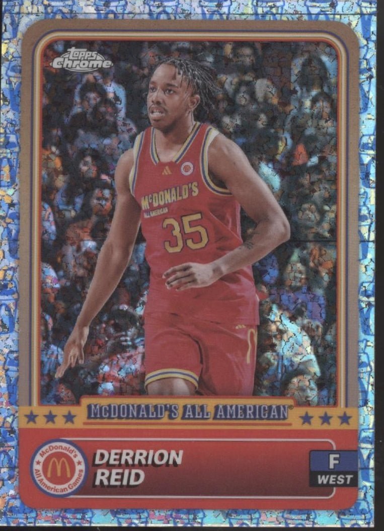 Derrion Reid 2024 Topps Chrome McDonald's All American McFlurry Refractor #41 #2 - Collector Store LLC