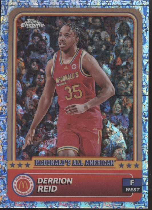 Derrion Reid 2024 Topps Chrome McDonald's All American McFlurry Refractor #41 #2 - Collector Store LLC