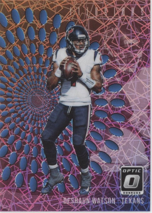 Deshaun Watson 2018 Panini Donruss Optic Illusions Prizm #4 - Collector Store LLC