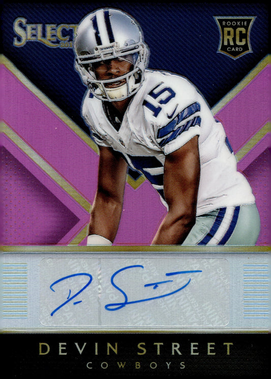 Devin Street 2014 Panini Select Pink Prizm RC Auto 084/199 #RA - DS - Collector Store LLC