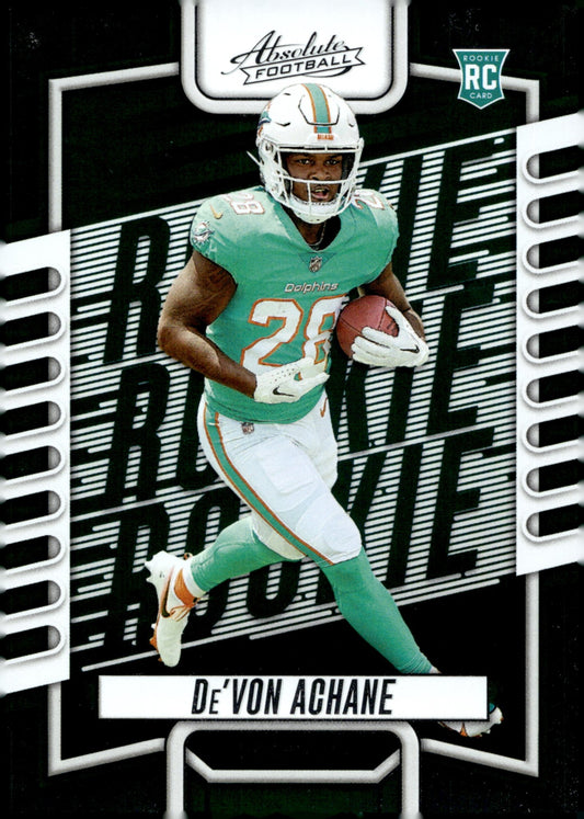 De'Von Achane 2023 Panini Absolute RC #130 #3 - Collector Store LLC