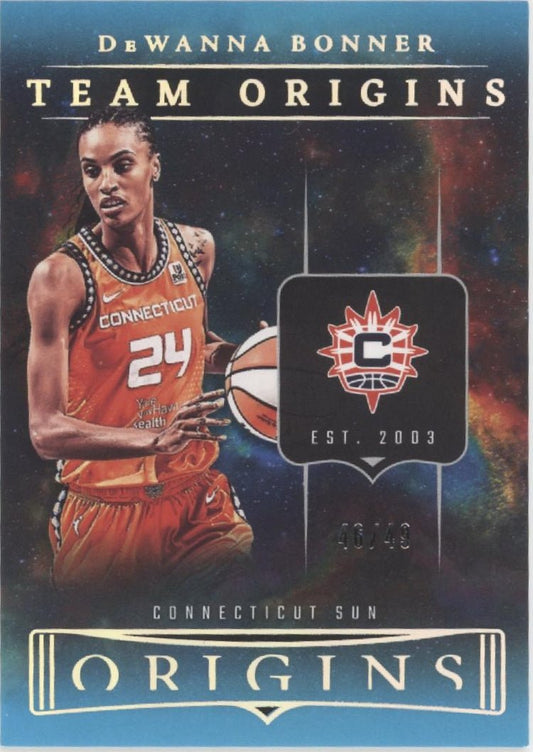 DeWanna Bonner 2024 Panini WNBA Origins Teal 46/49 #15 - Collector Store LLC