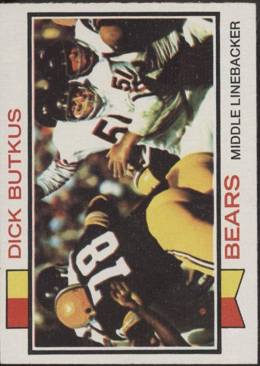 Dick Butkus 1973 Topps #300 Chicago Bears VG #1 - Collector Store LLC