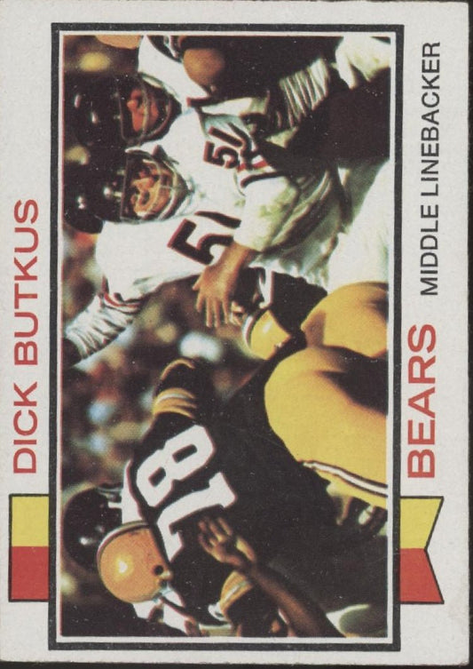 Dick Butkus 1973 Topps #300 Chicago Bears VG #2 - Collector Store LLC