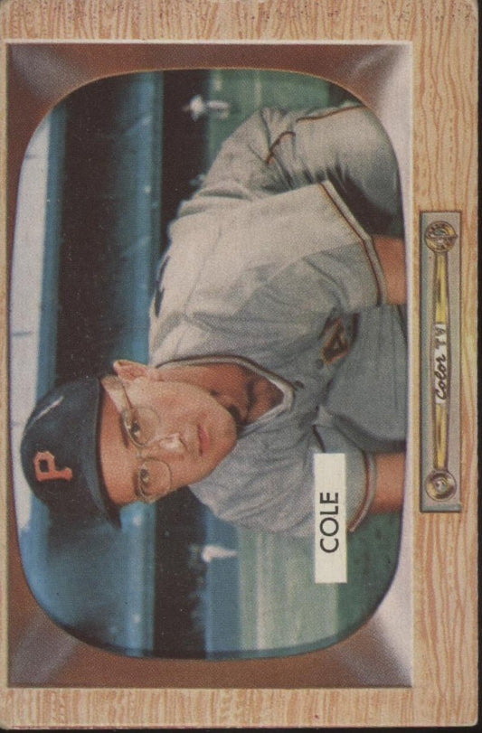 Dick Cole 1955 Bowman #28 Pittsburgh Pirates VG - Collector Store LLC