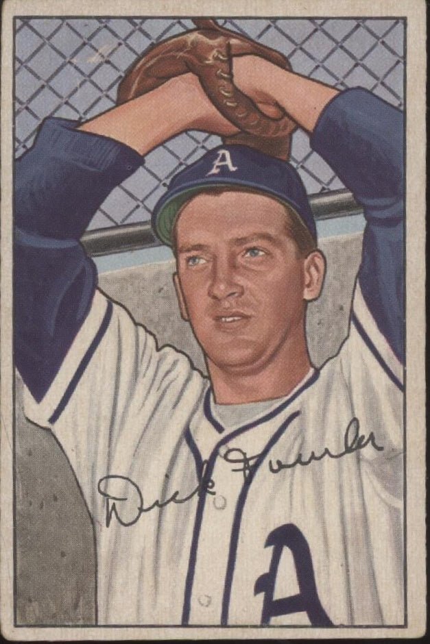 Dick Fowler 1952 Bowman #190 Philadelphia Athletics VG - EX - Collector Store LLC