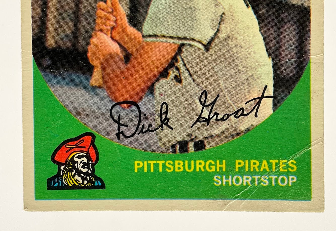 Dick Groat 1959 Topps #160 Pittsburgh Pirates VG - Collector Store LLC