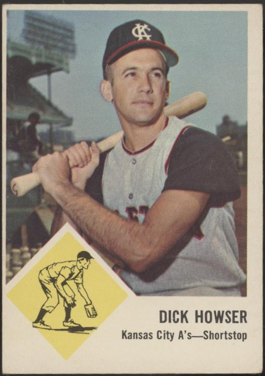 Dick Howser 1963 Fleer #15 Kansas City Athletics EX - Collector Store LLC