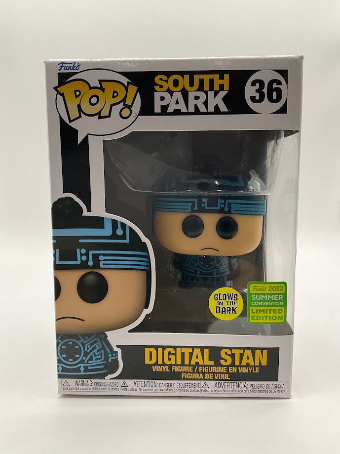 Digital Stan Funko Pop! South Park #36 GITD 2022 Summer Convention - Collector Store LLC