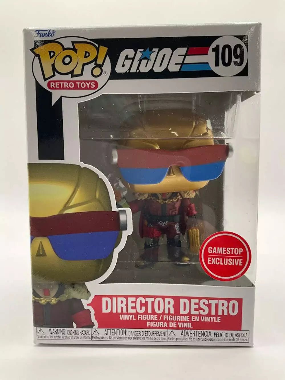 Director Destro Funko Pop! G.I. Joe #109 GameStop Exclusive - Collector Store LLC