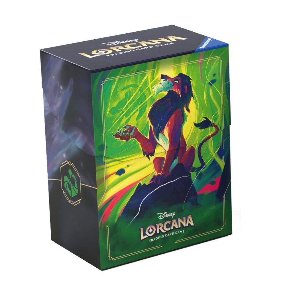 Disney Lorcana: Deck Box - Scar *Expected Release Date 11 - 29 - 2024* - Collector Store LLC