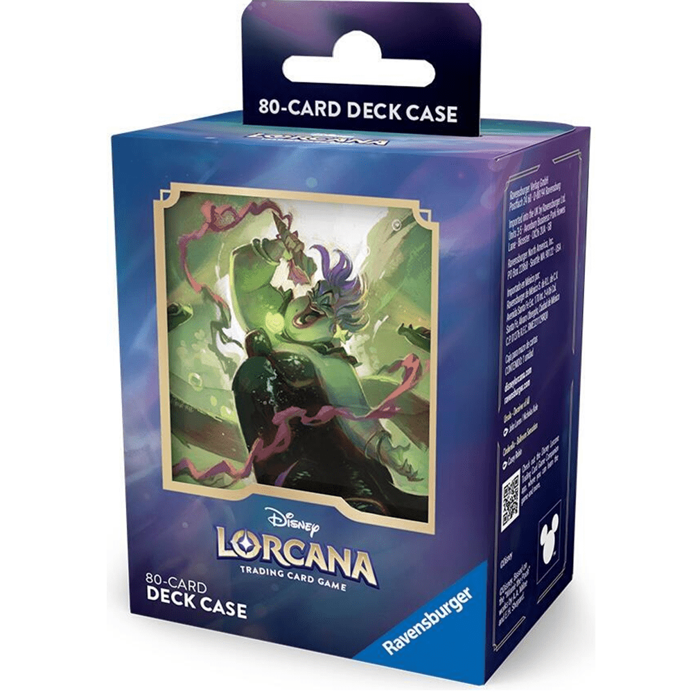 Disney Lorcana: Deck Box - Ursula *Expected Release Date 3 - 22 - 2025* - Collector Store LLC