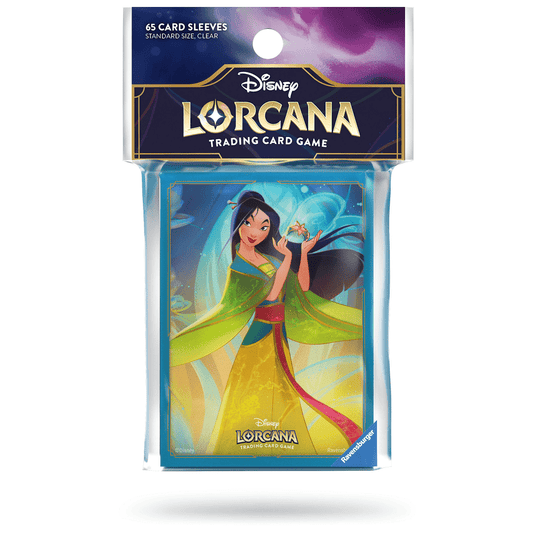 Disney Lorcana: Fabled Mulan Sleeves 65ct *Expected Release Date 9 - 5 - 2025* - Collector Store LLC