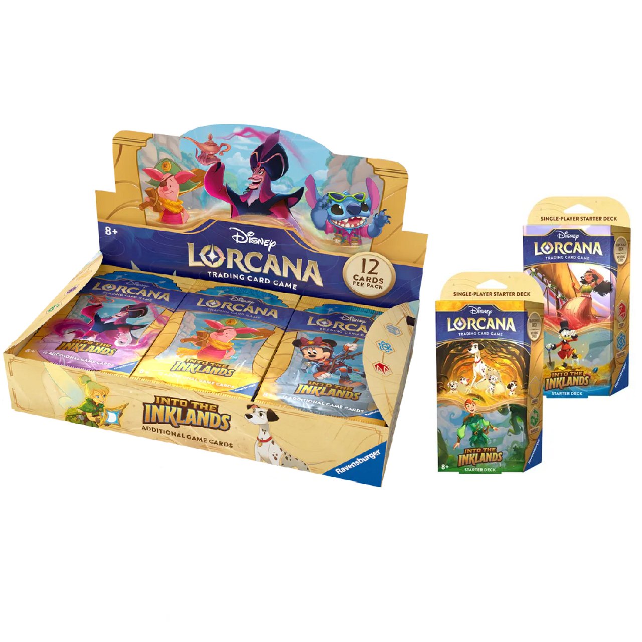 Disney Lorcana: Into the Inklands Combo [1 Booster Box + Starter Deck Set] - Collector Store LLC