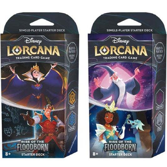 Disney Lorcana: Rise of the Floodborn Starter Deck [Set of 2] - Collector Store LLC