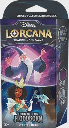 Disney Lorcana: Rise of the Floodborn Starter Deck (Steel & Amethyst) - Collector Store LLC