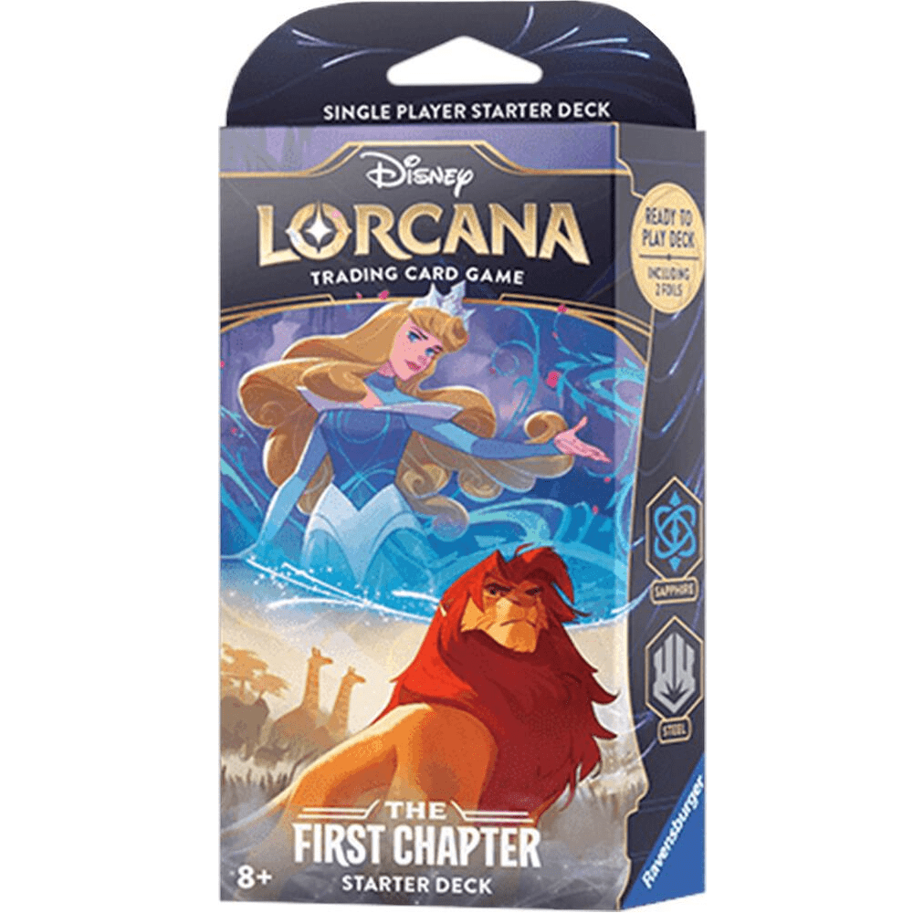 Disney Lorcana: The First Chapter Starter Deck (Sapphire & Steel) - Collector Store LLC