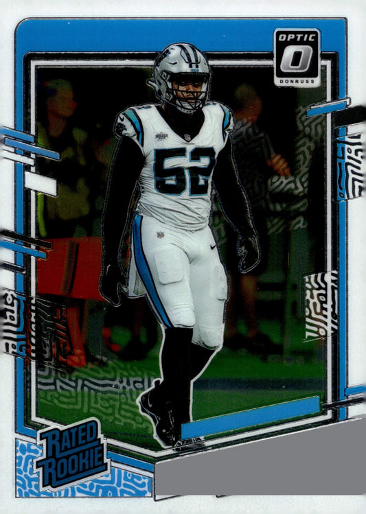DJ Johnson 2023 Panini Donruss Optic Rated Rookie RC #214 - Collector Store LLC