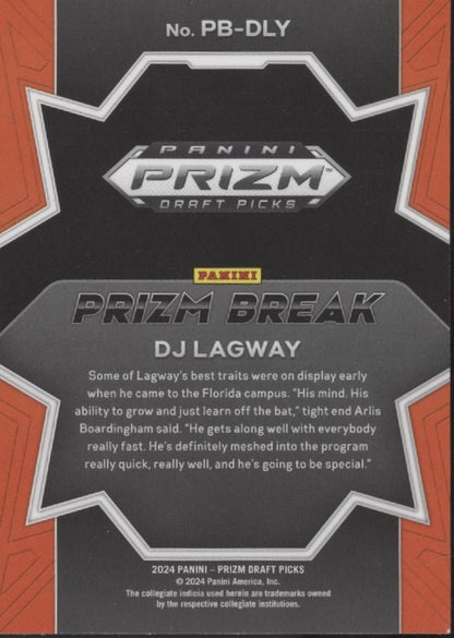 DJ Lagway 2024 Panini Prizm Draft Picks Rated Prospect Prizm Break #PB - DLY - Collector Store LLC