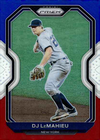 DJ LeMahieu 2021 Panini Prizm Red White & Blue Prizm 22 - Collector Store LLC