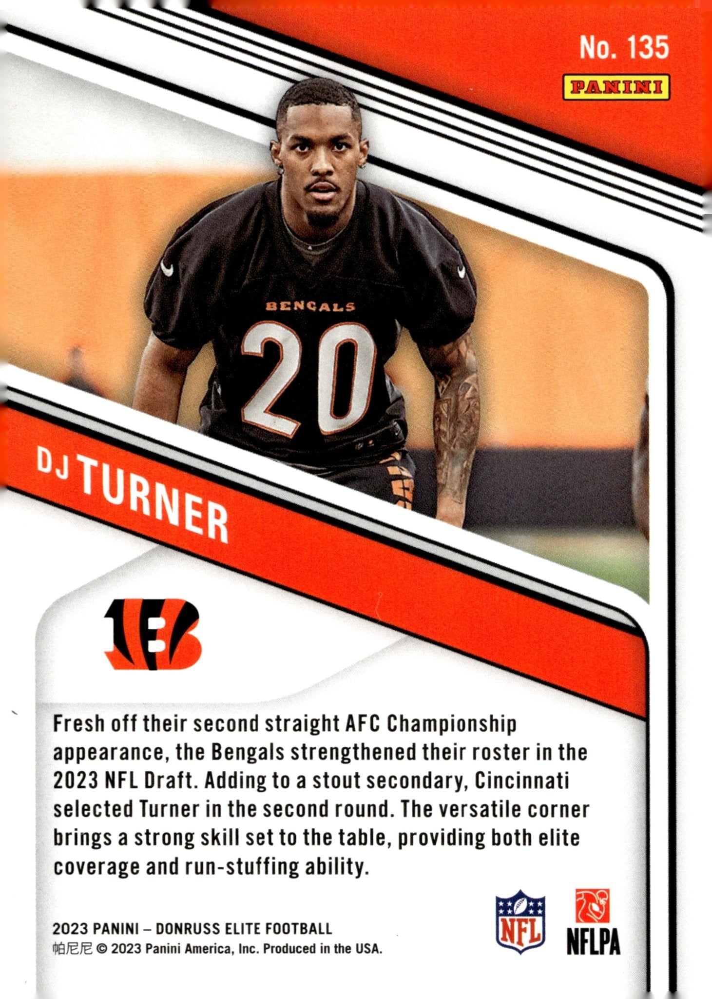 DJ Turner 2023 Panini Donruss Elite Aspirations Red 401/625 #135 - Collector Store LLC
