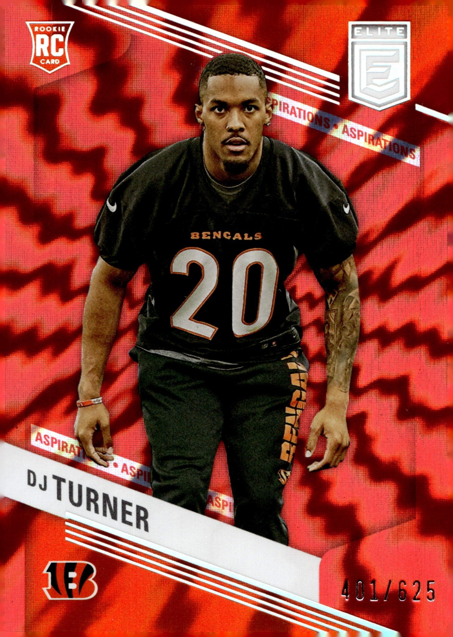DJ Turner 2023 Panini Donruss Elite Aspirations Red 401/625 #135 - Collector Store LLC