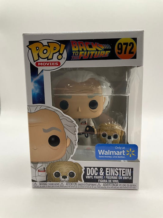 Doc & Einstein Funko Pop! Back to the Future #972 Walmart Exclusive - Collector Store LLC