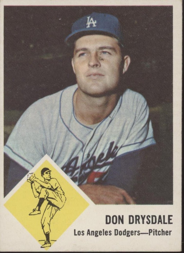 Don Drysdale 1963 Fleer #41 Los Angeles Dodgers VG - EX - Collector Store LLC