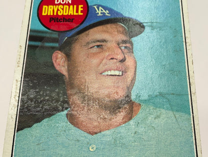 Don Drysdale 1969 Topps #400 Los Angeles Dodgers GD #2 - Collector Store LLC