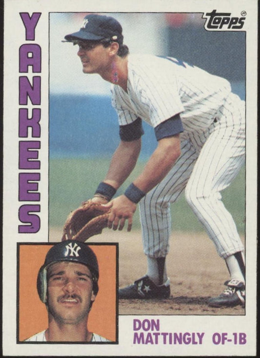 Don Mattingly 1984 Topps RC 8 New York Yankees EX - Collector Store LLC
