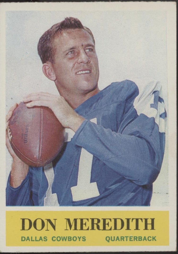 Don Meredith 1964 Philadelphia #55 Dallas Cowboys VG-EX | Collector ...