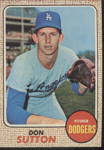 Don Sutton 1968 Topps #103 Los Angeles Dodgers GD #1 - Collector Store LLC