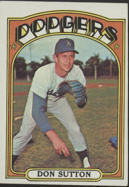 Don Sutton 1972 Topps #530 Los Angeles Dodgers VG - Collector Store LLC
