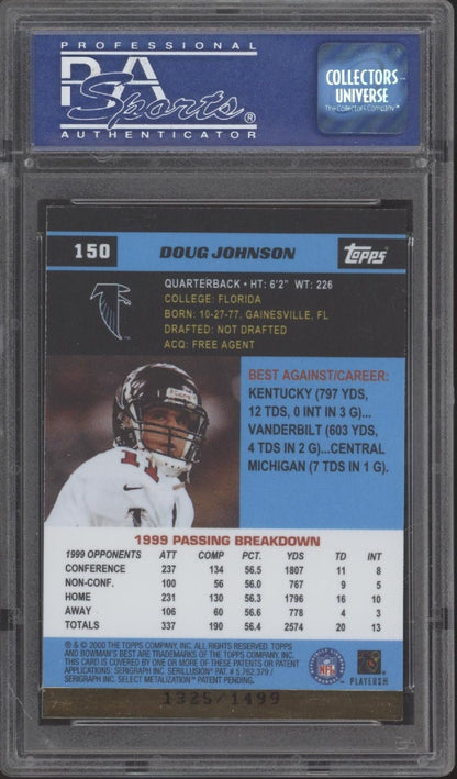 Doug Johnson 2000 Bowman's Best RC #150 PSA 9 - Collector Store LLC