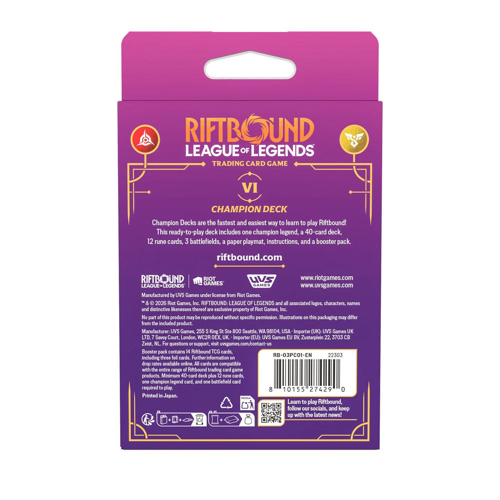riftbound champion cards Riftbound League of Legends TCG
