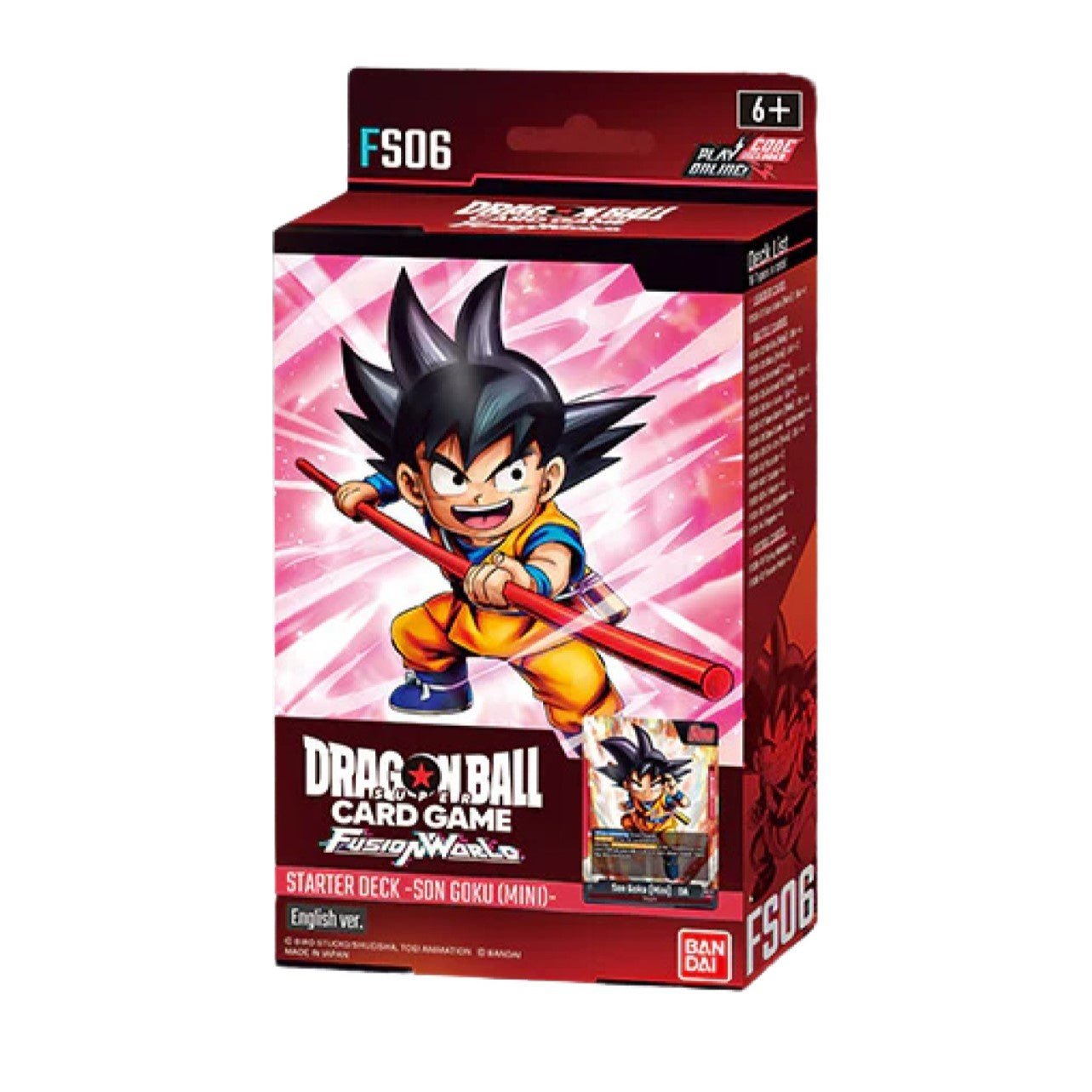 Dragon Ball Super: Fusion World Son Goku(Mini) Starter Deck[FS06] - Collector Store LLC