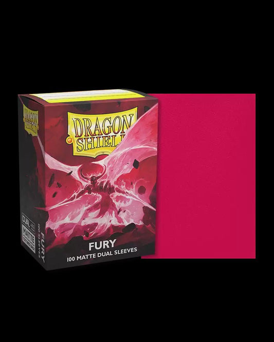 Dragon Shield: 100ct Standard Size Dual Matte Fury Sleeves - Collector Store LLC