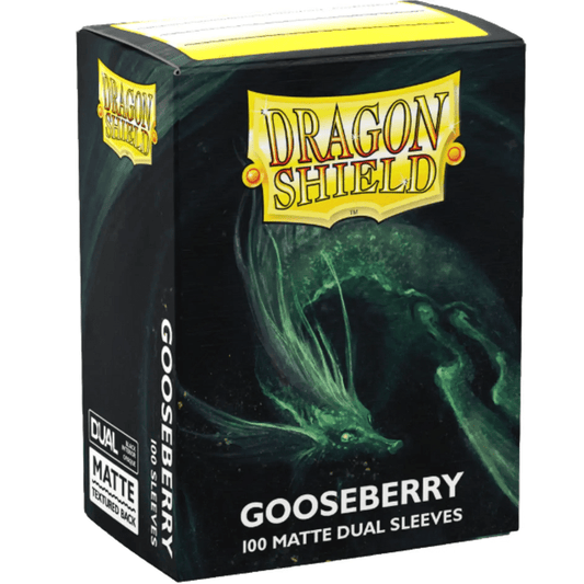 Dragon Shield: 100ct Standard Size Dual Matte Gooseberry Sleeves *Expected Release Date 8 - 22 - 2025* - Collector Store LLC