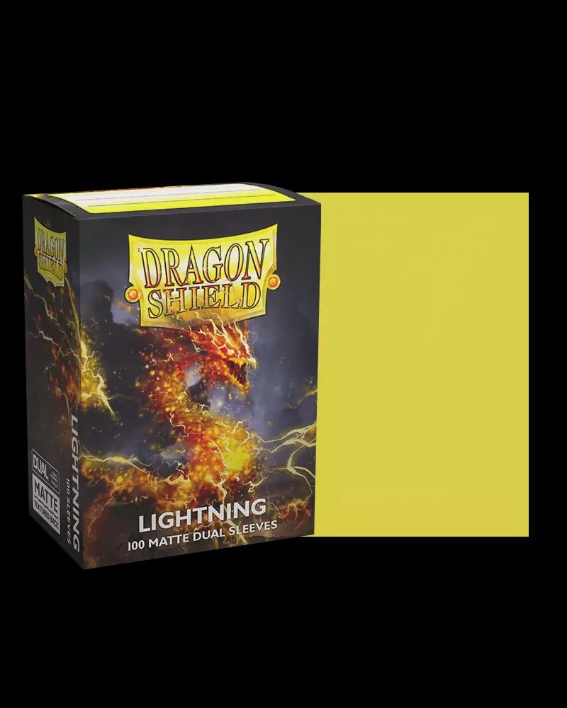 Dragon Shield: 100ct Standard Size Dual Matte Lightning Sleeves - Collector Store LLC