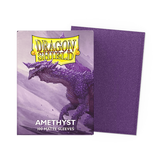 Dragon Shield: 100ct Standard Size Matte Amethyst Sleeves - Collector Store LLC