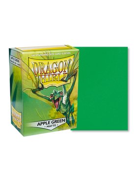 Dragon Shield: 100ct Standard Size Matte Apple Green Sleeves - Collector Store LLC