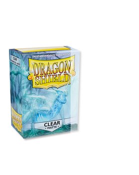 Dragon Shield: 100ct Standard Size Matte Clear Sleeves - Collector Store LLC