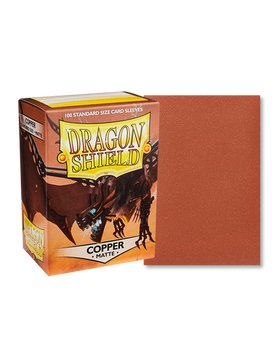 Dragon Shield: 100ct Standard Size Matte Copper Sleeves - Collector Store LLC