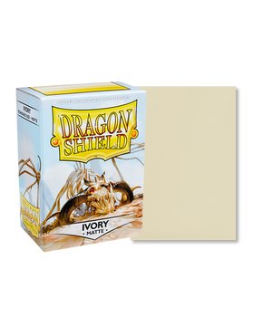 Dragon Shield: 100ct Standard Size Matte Ivory Sleeves - Collector Store LLC