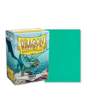 Dragon Shield: 100ct Standard Size Matte Mint Sleeves - Collector Store LLC