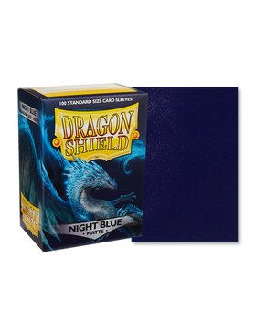 Dragon Shield: 100ct Standard Size Matte Night Blue - Collector Store LLC