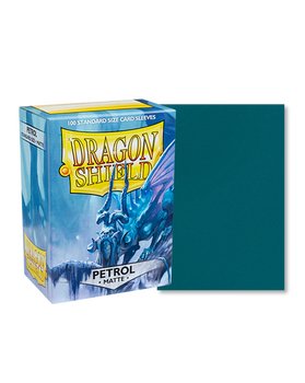 Dragon Shield: 100ct Standard Size Matte Petrol Sleeves - Collector Store LLC